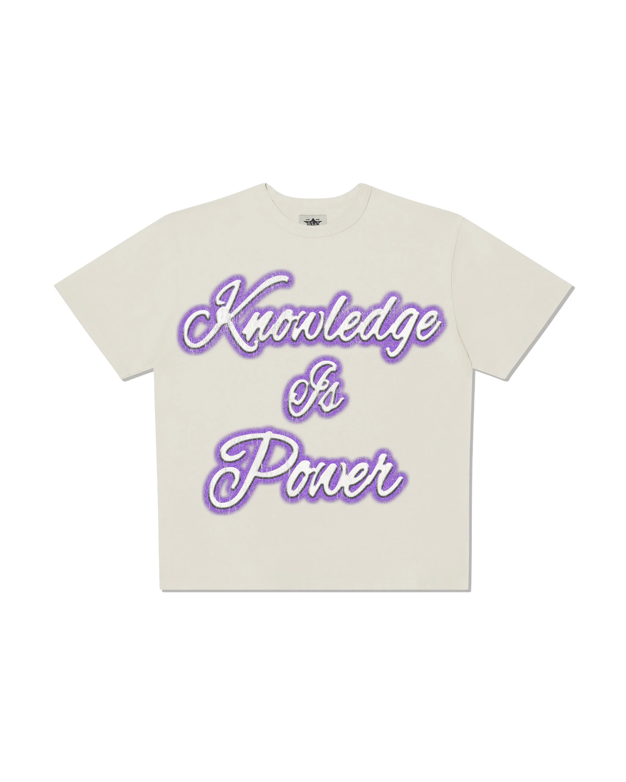 Barrier Worldwide Knowledge is Power Vintage Ringer Tee Barrier Worldwide Knowledge is Power Vintage Ringer Tee