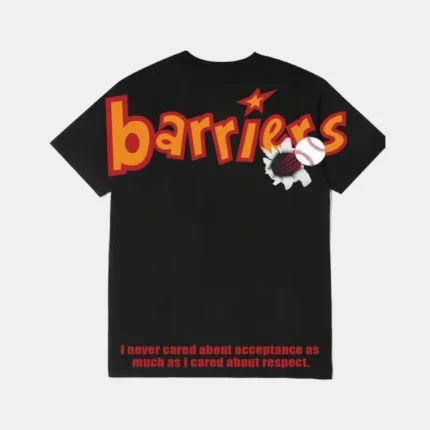 Barriers Jackie Robinson T-shirt Black