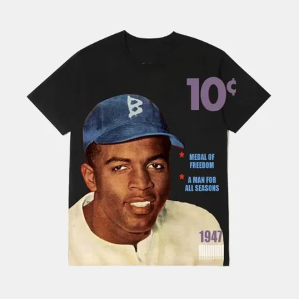 Barriers Jackie Robinson T-shirt Black