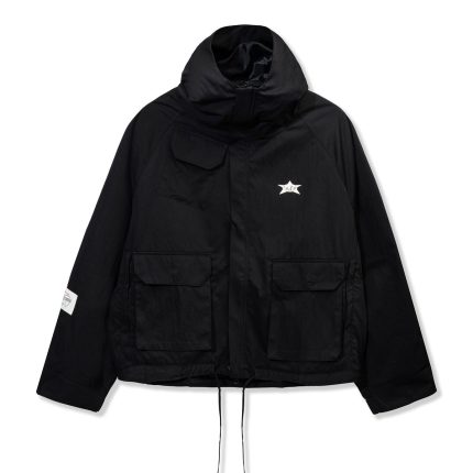 Barriers Star Hooded Nylon Jacket