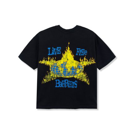 Barriers World in Flames Ss Tee - Black