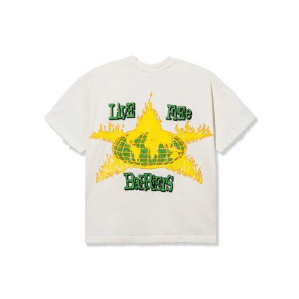 Barriers World in Flames Ss Tee - Off White