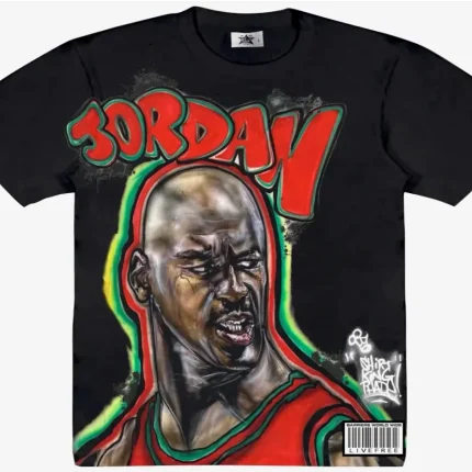 Barriers Worldwide 23 Jordan Is Back T-Shirt Black