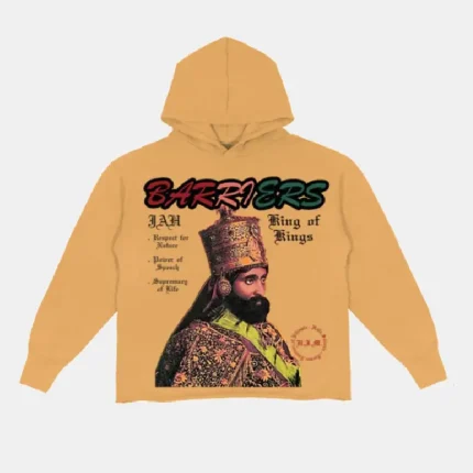 Selassie Barriers Hooded Yellow Sweatshirt
